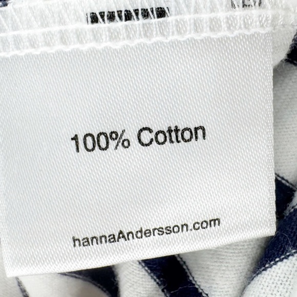 ✅ HANNA ANDERSSON TANK DRESS BLACK/WHITE WITH POCKETS SIZE 130 (8) - Picture 6 of 8